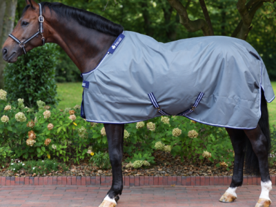 Bucas IVR Turnout 100g grey/blue