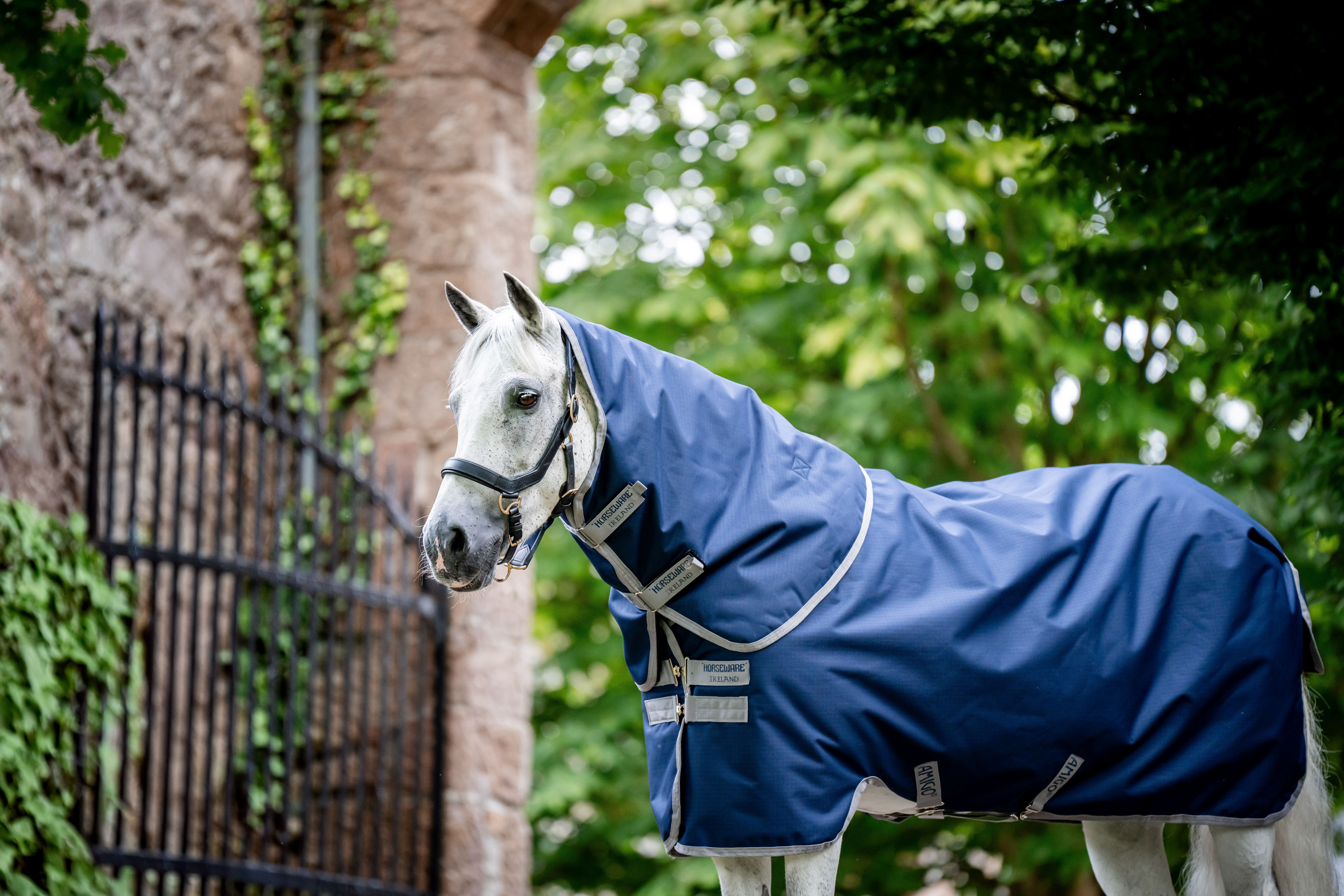 Horseware Amigo Ripstop 900D Plus Turnout 100g Navy/Titanium Grey