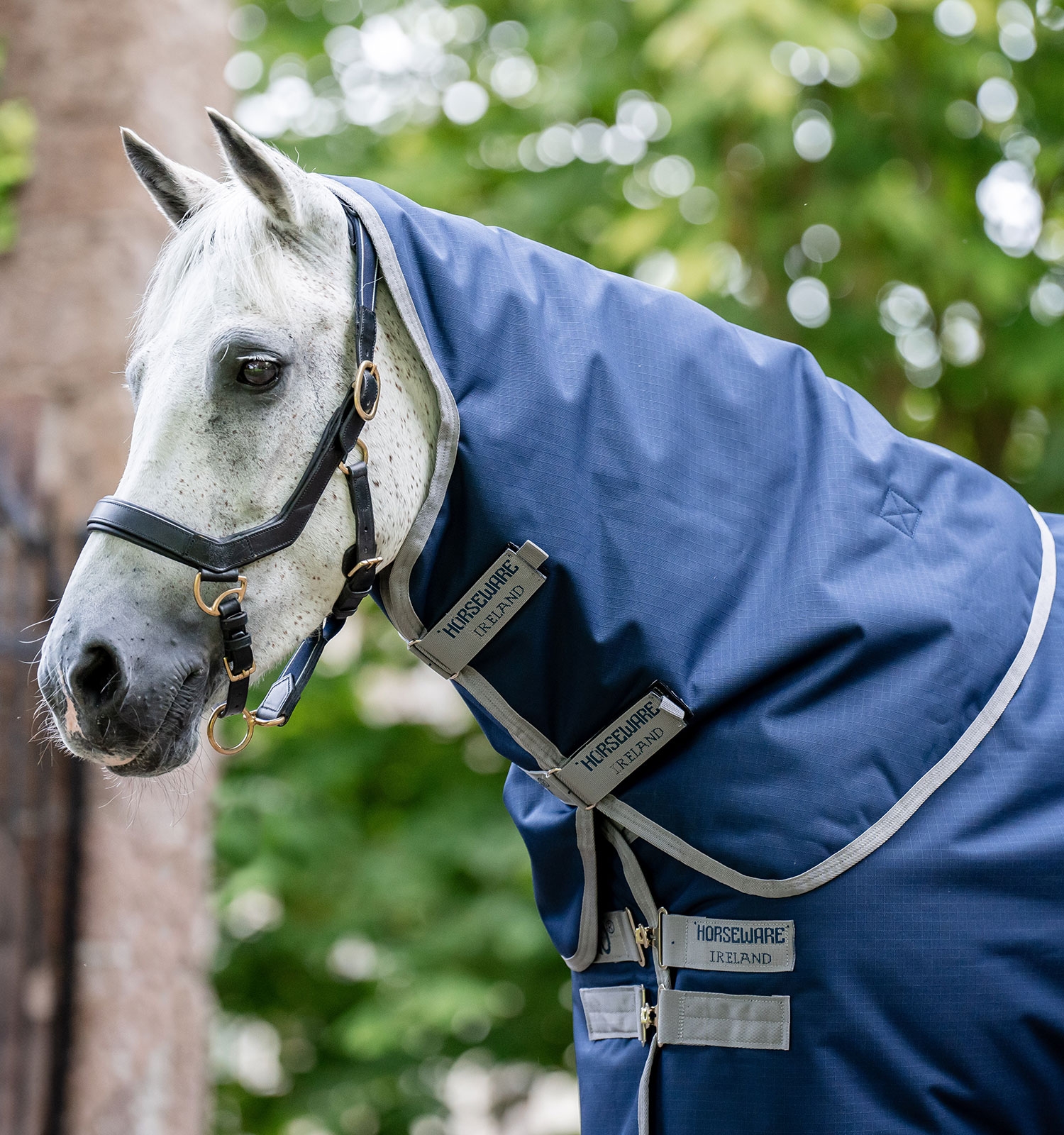 Horseware Amigo Ripstop 900D Plus Turnout 100g Navy/Titanium Grey – Bild 8