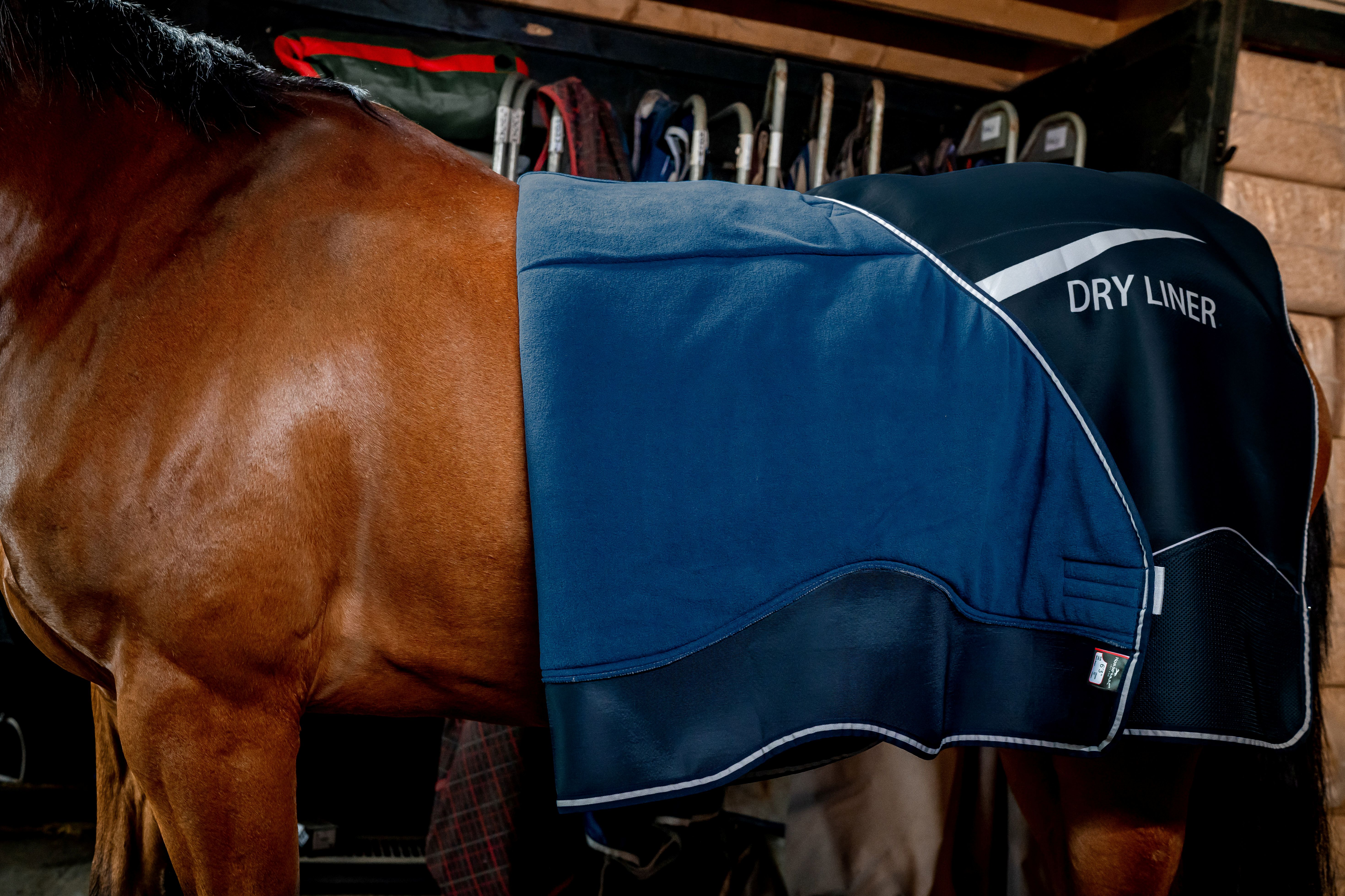 HORSEWARE Dry Liner 50g Navy/Silver – Bild 3