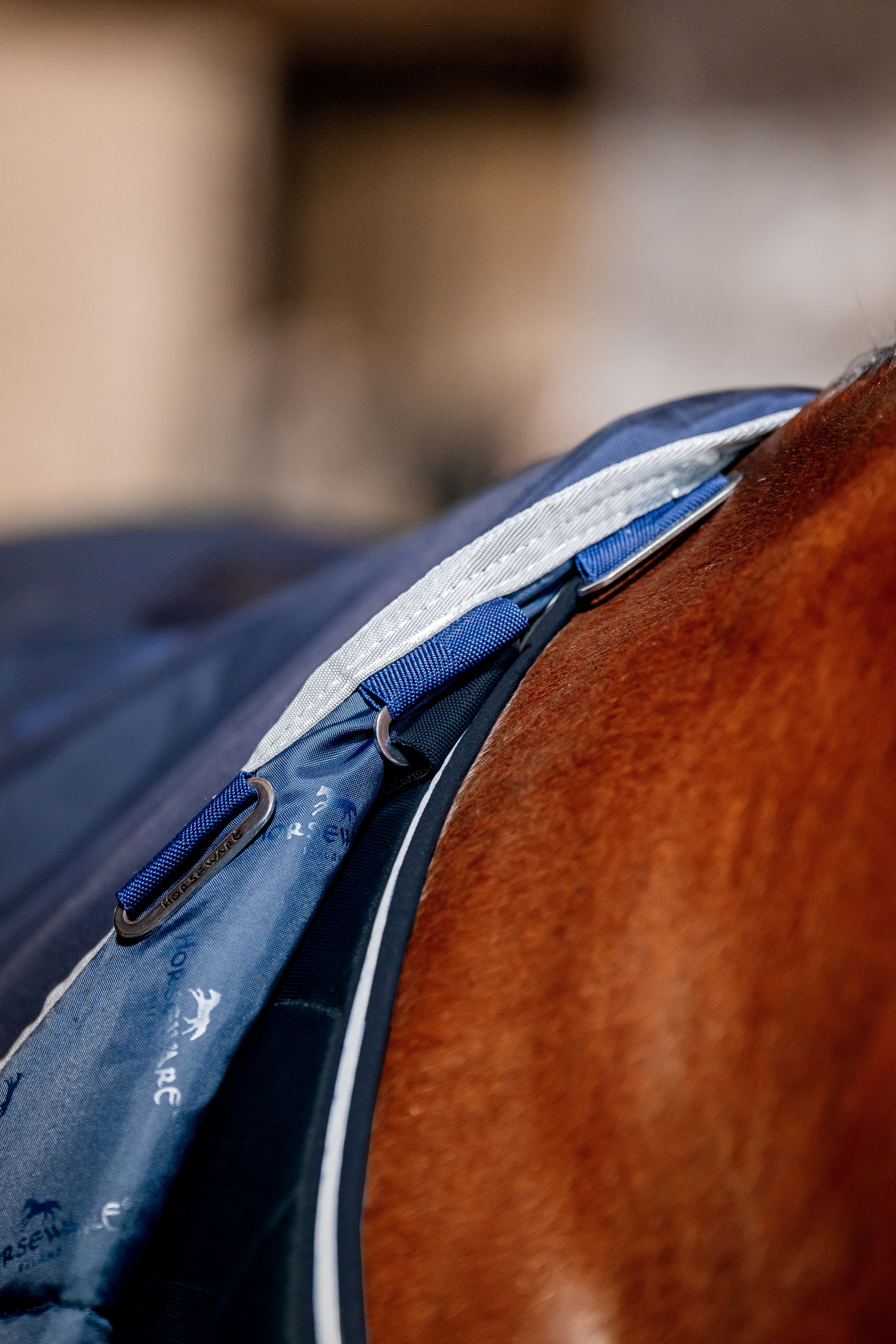 HORSEWARE Dry Liner 50g Navy/Silver – Bild 5