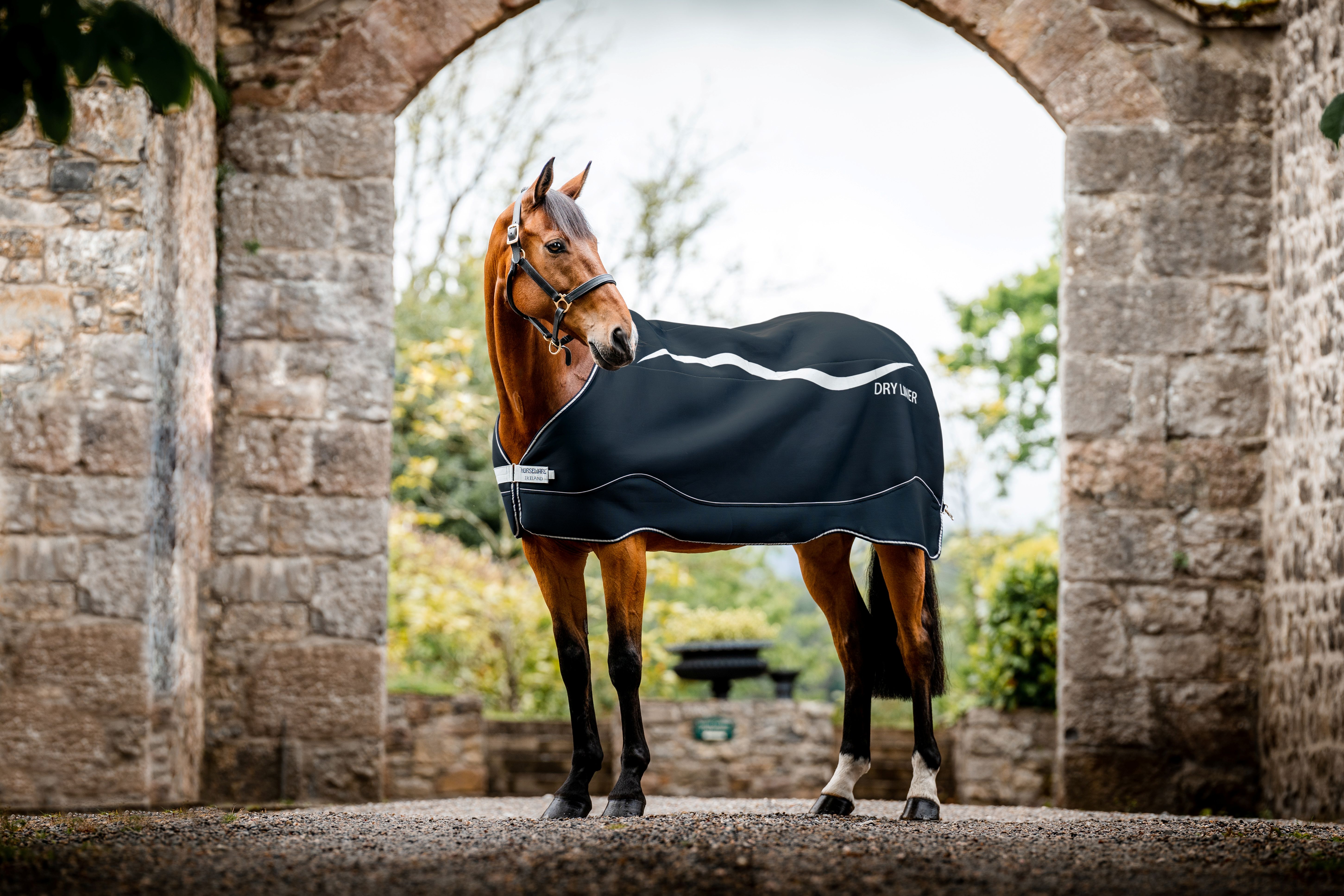 HORSEWARE Dry Liner 50g Navy/Silver